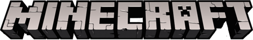 El logo oficial de Minecraft