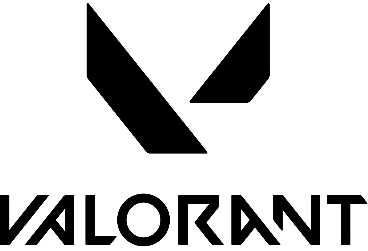 El logo oficial de Valorant