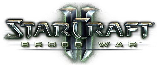 El logo oficial de StarCraft: Brood War