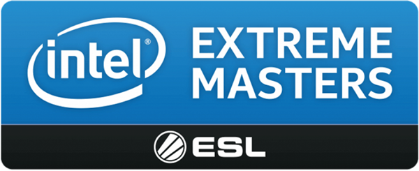 El logo oficial de des Intel Extreme Masters